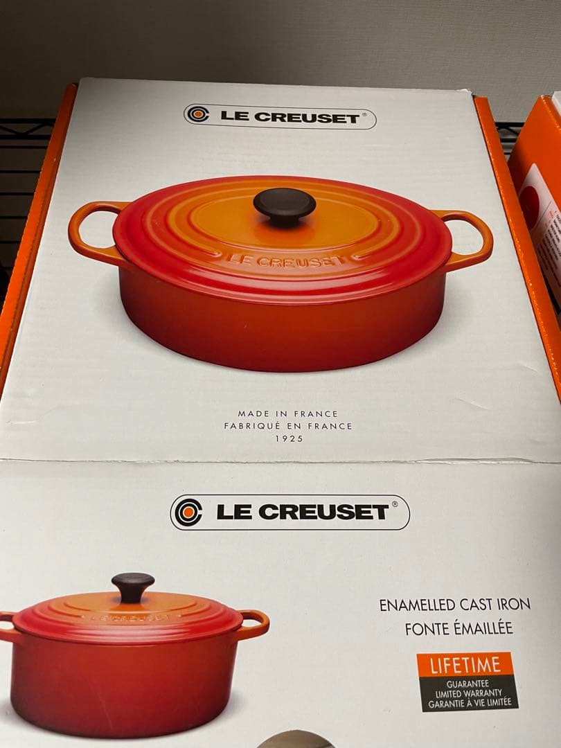 ル・クルーゼ　ココット・オーバル 27 cm チェリーレッド