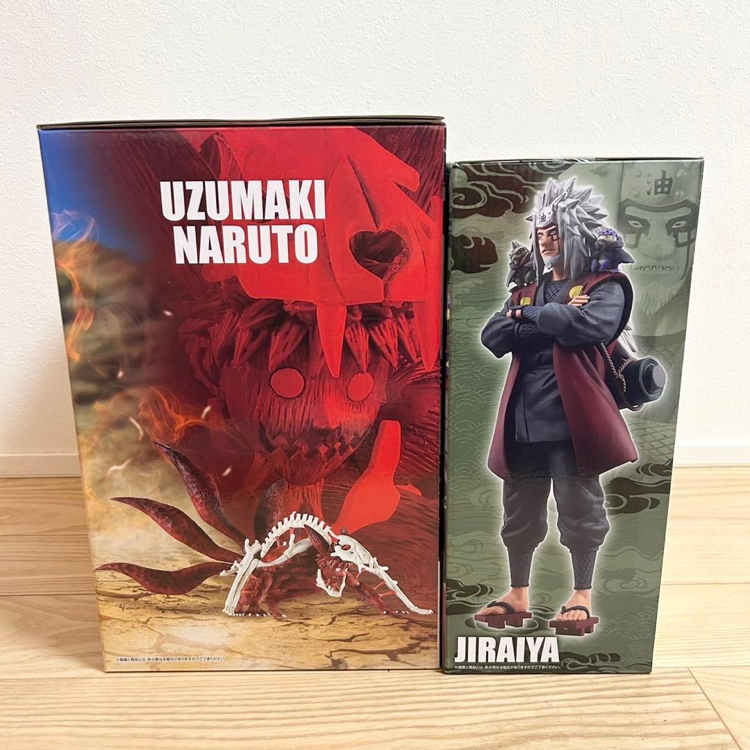 ナルト 一番くじ フィギュア E賞 自来也 ラストワン賞 妖狐の衣 六本目 他