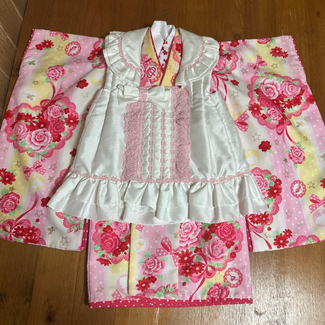 松田聖子 SEIKO MATSUDA 子供 七五三 3歳 被布 3点セット