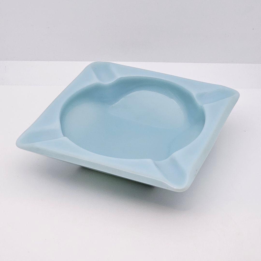 ★レア / Fireking ファイヤーキング 灰皿 ターコイズ Lサイズ