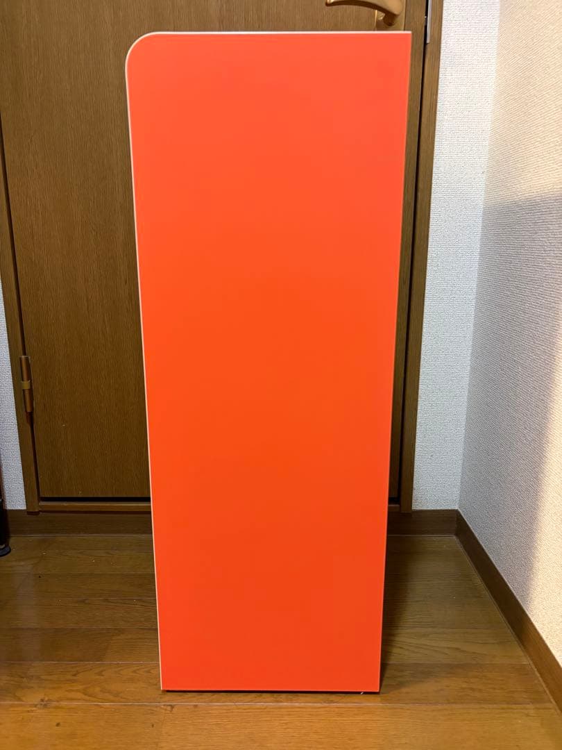 昭和レトロ　オレンジ色の5段棚