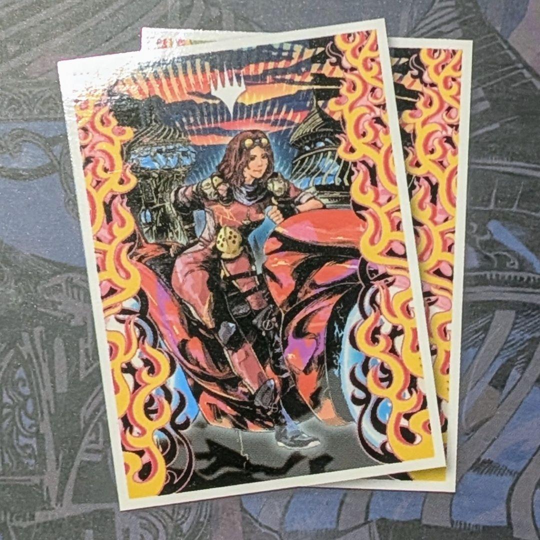 未使用】灯を追う者、チャンドラ プレイマット スリーブ デッキ