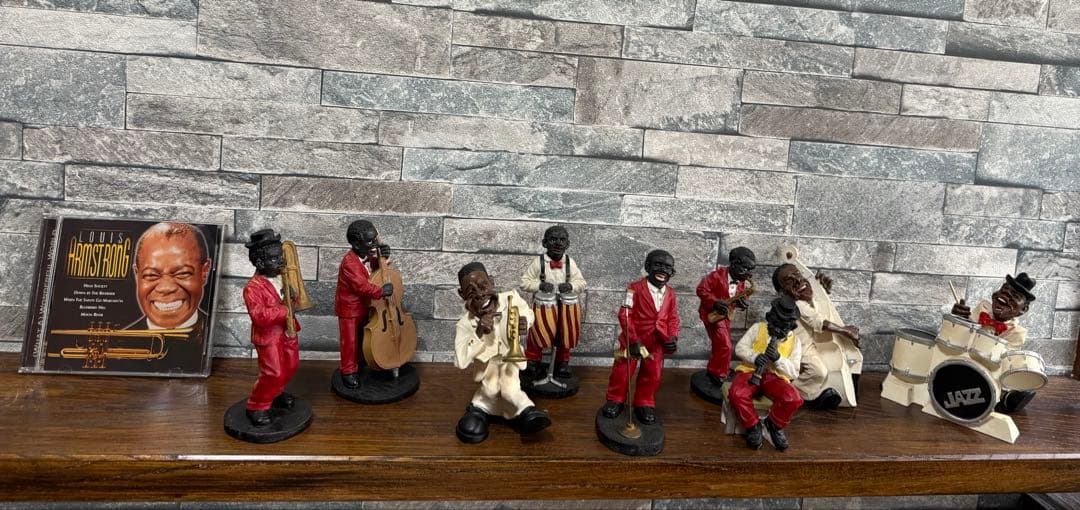 黒人ジャズＢAND登場8人衆♯ルイアームストロングと共演♯希少