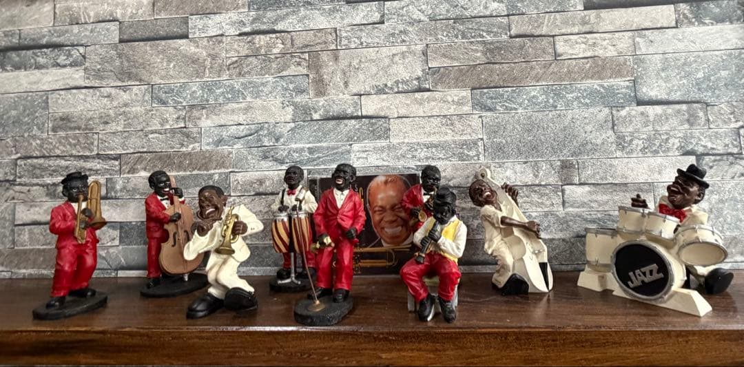 黒人ジャズＢAND登場8人衆♯ルイアームストロングと共演♯希少