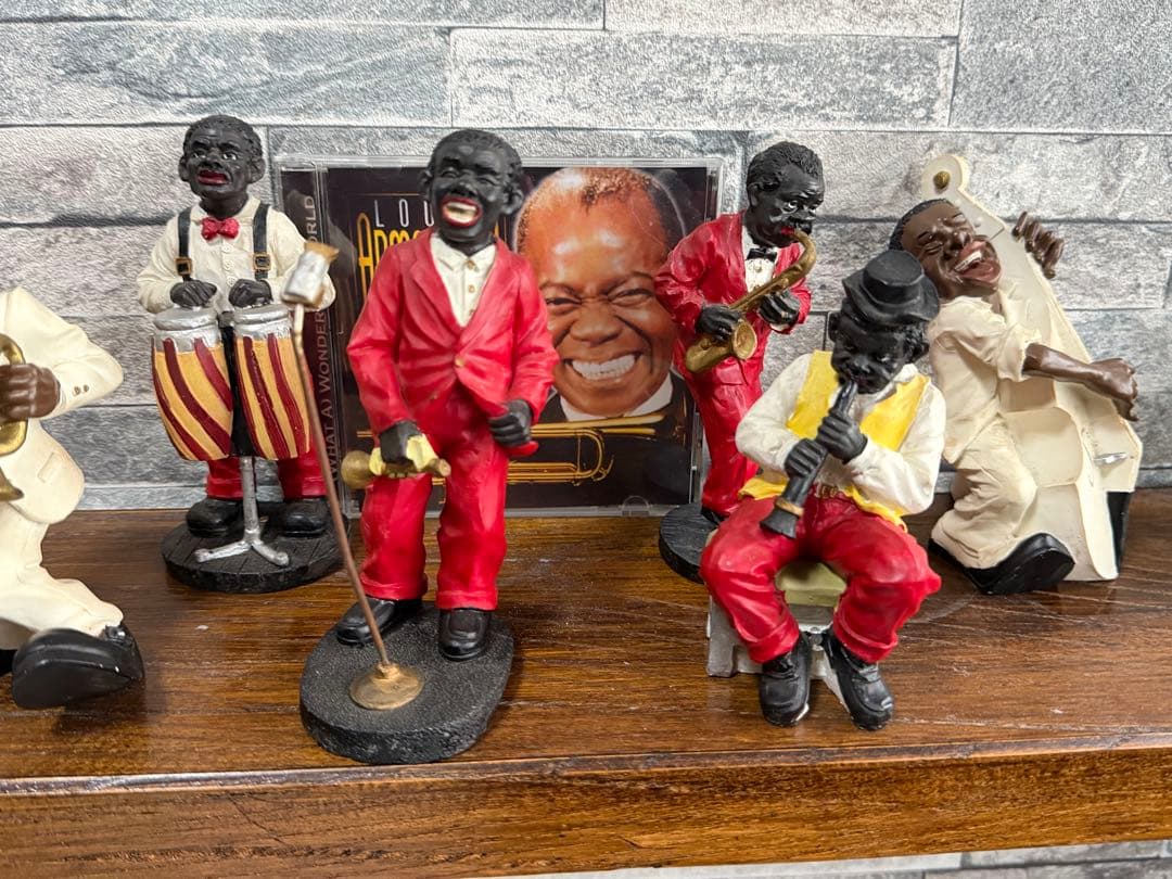 黒人ジャズＢAND登場8人衆♯ルイアームストロングと共演♯希少