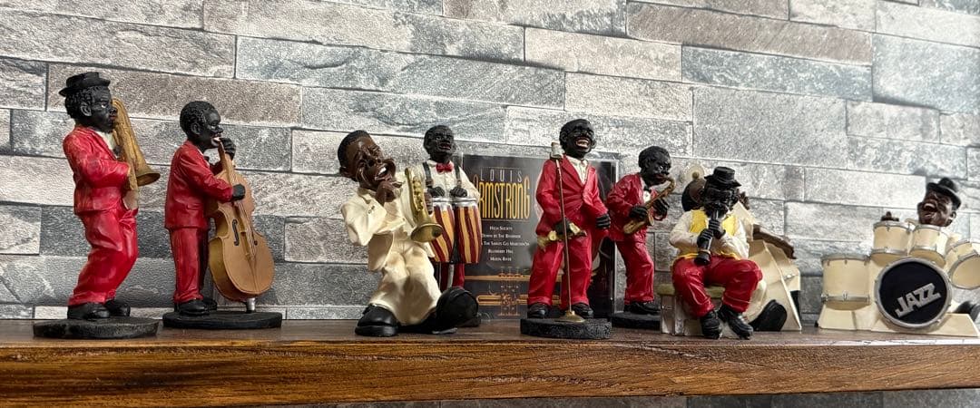 黒人ジャズＢAND登場8人衆♯ルイアームストロングと共演♯希少