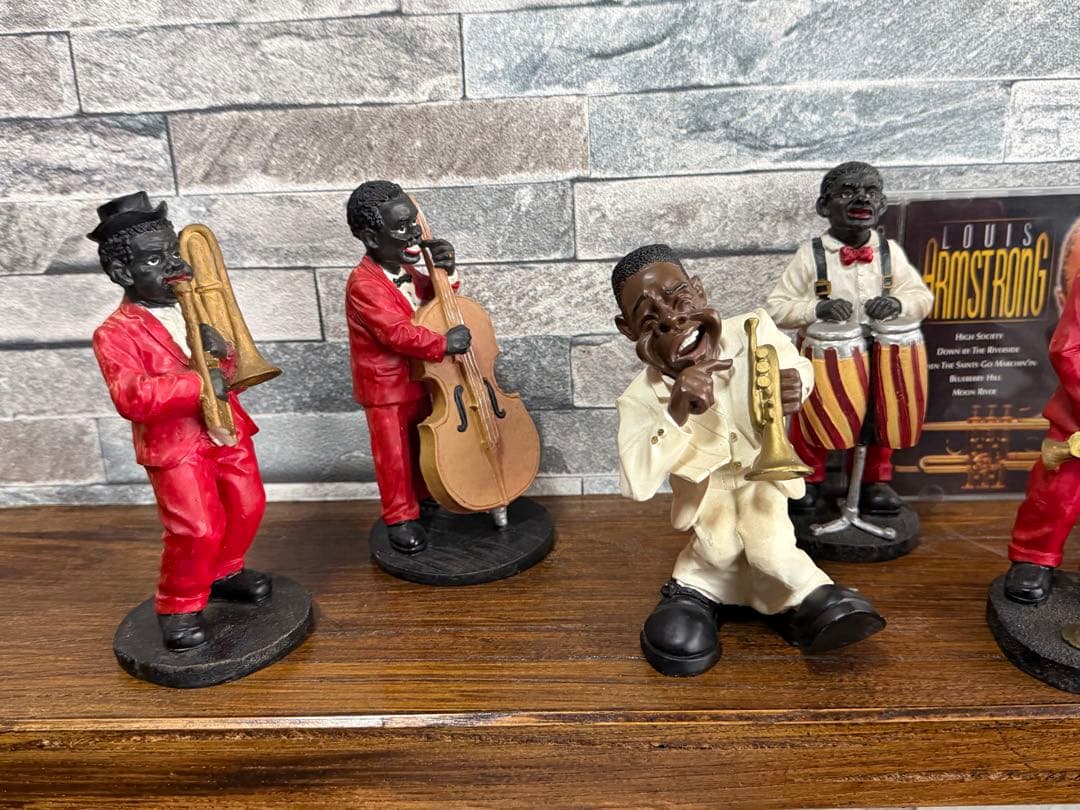 黒人ジャズＢAND登場8人衆♯ルイアームストロングと共演♯希少