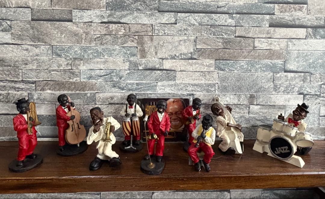 黒人ジャズＢAND登場8人衆♯ルイアームストロングと共演♯希少