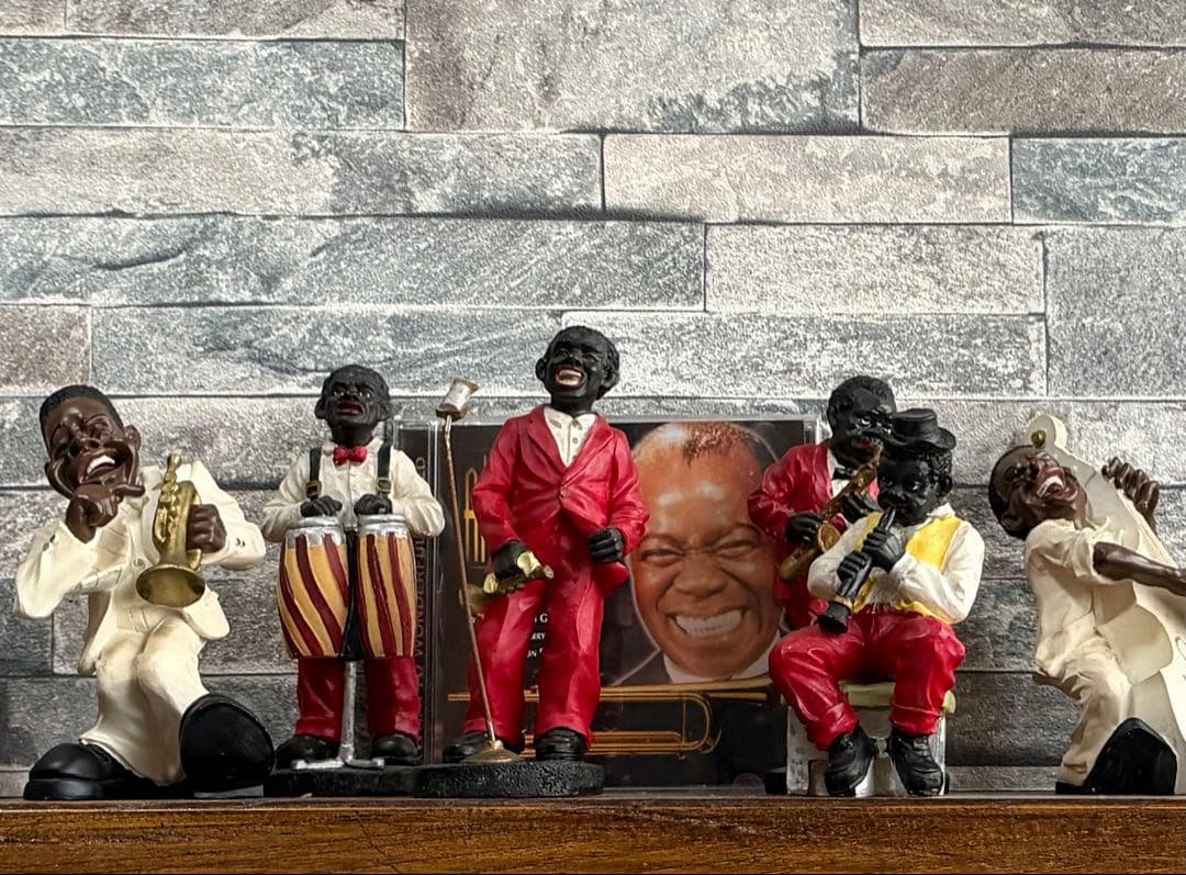 黒人ジャズＢAND登場8人衆♯ルイアームストロングと共演♯希少