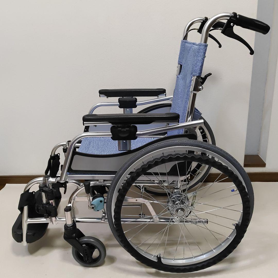 美品 自走式車椅子 エアリアル 松永製作所 車いす MW-SL5B 送料無料