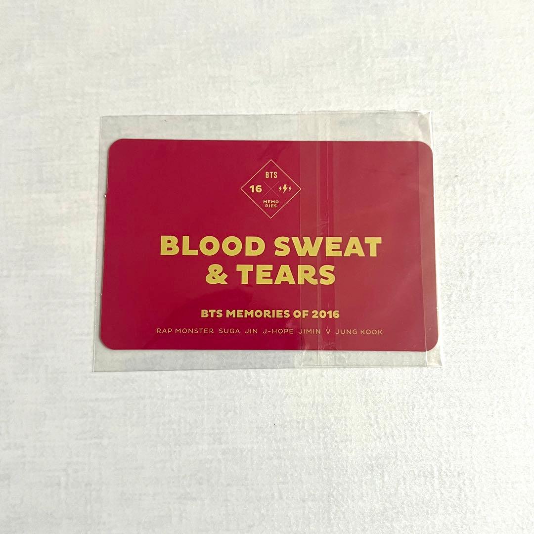 BTS MEMORIES OF 2016 血、汗、涙 トレカ 集合 カード - メルカリ