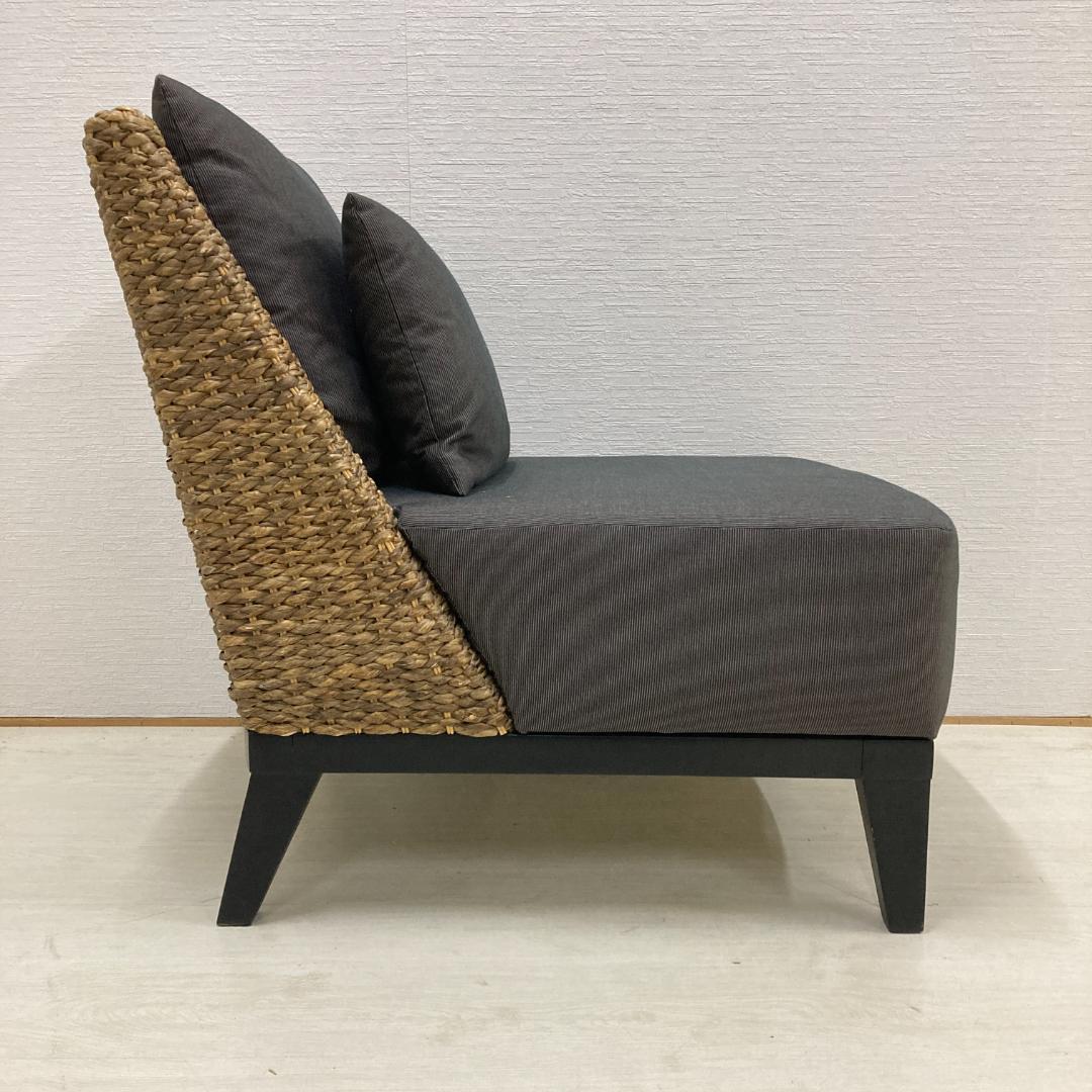 PERFORMAX　アジアン家具　ウォーターヒヤシンス　一人掛けソファ
