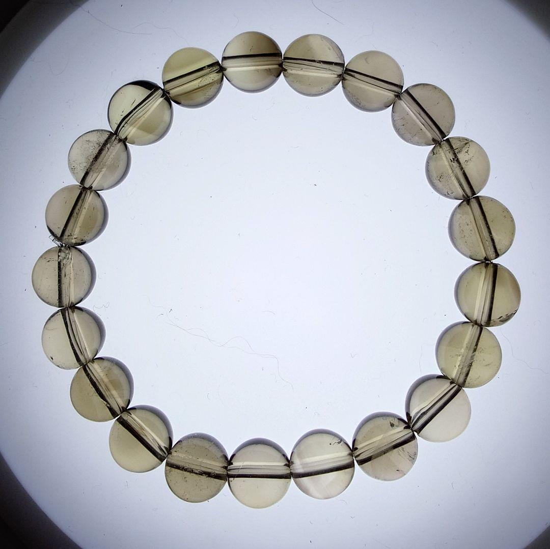 天然石 魔晶ゼウス スモーキーシトリン ブレスレット 内径15cm - メルカリ