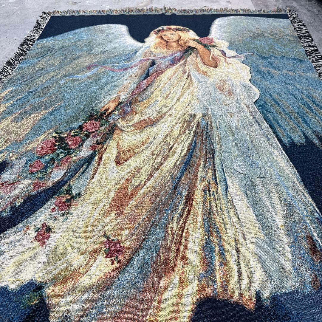 天使エンジェルマルチカバーソファーカバーヴィンテージラグ193x140