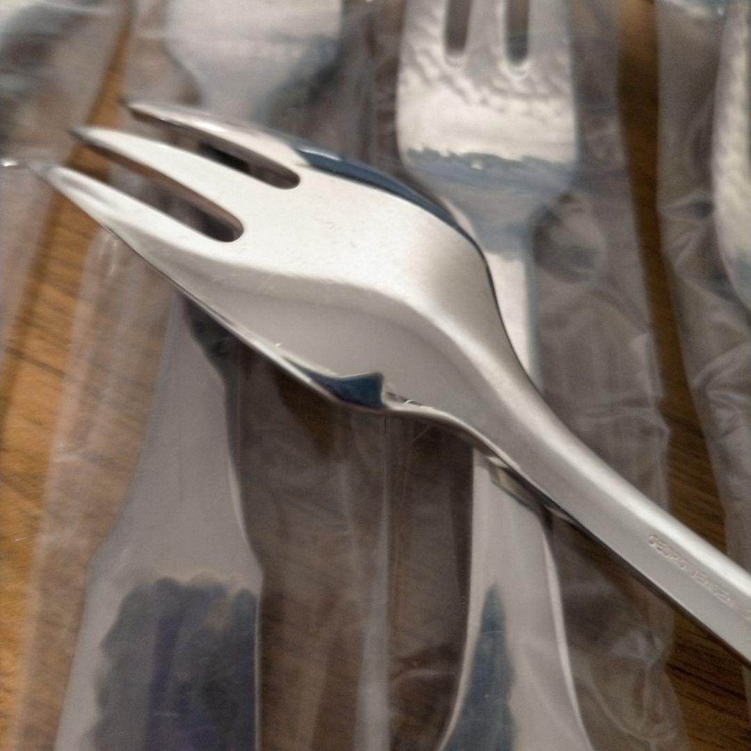 5本未開封 ジョージジェンセン フォーク 6本 カラトリー E.P.N.S刻印