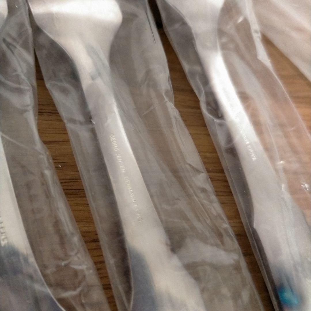 5本未開封 ジョージジェンセン フォーク 6本 カラトリー E.P.N.S刻印