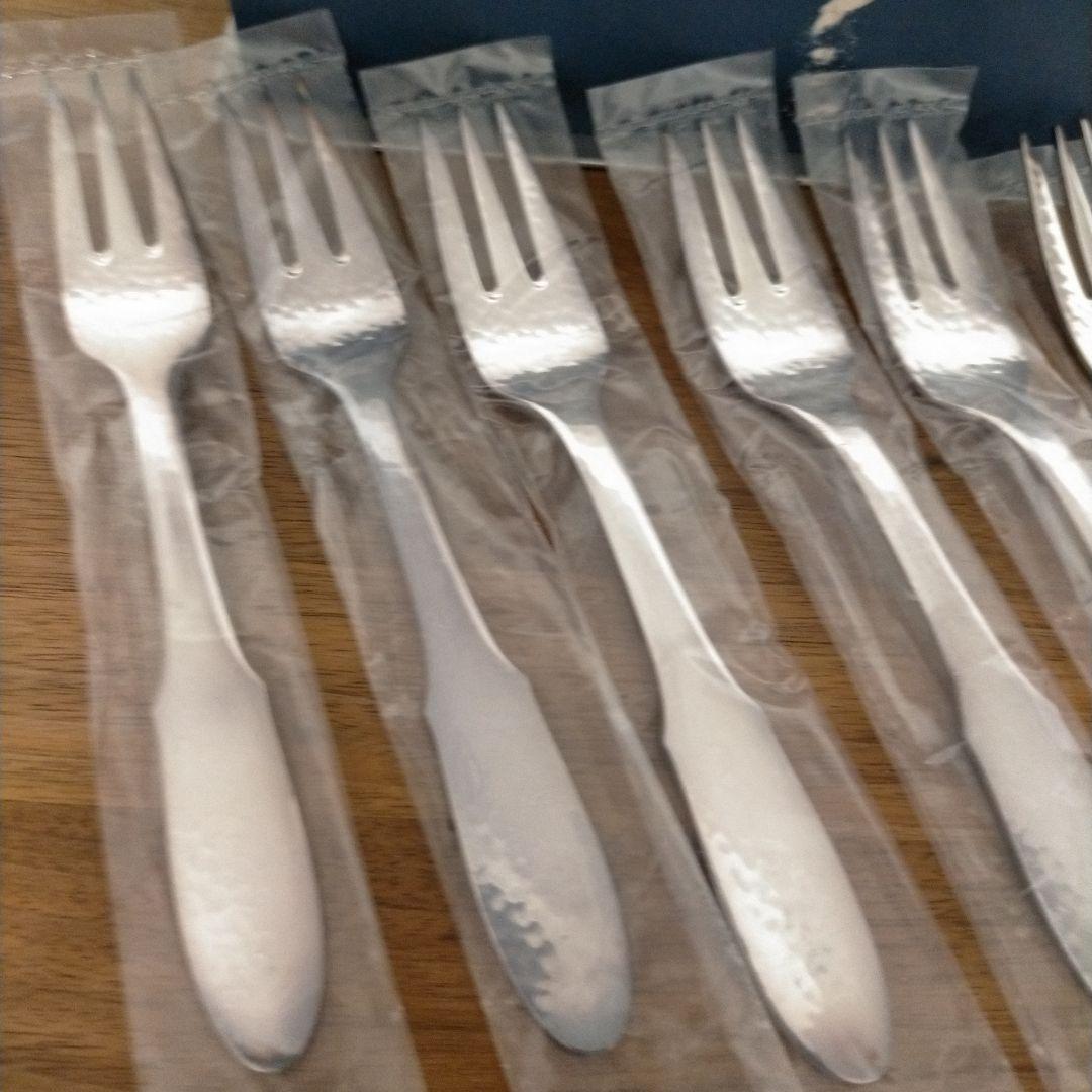 5本未開封 ジョージジェンセン フォーク 6本 カラトリー E.P.N.S刻印
