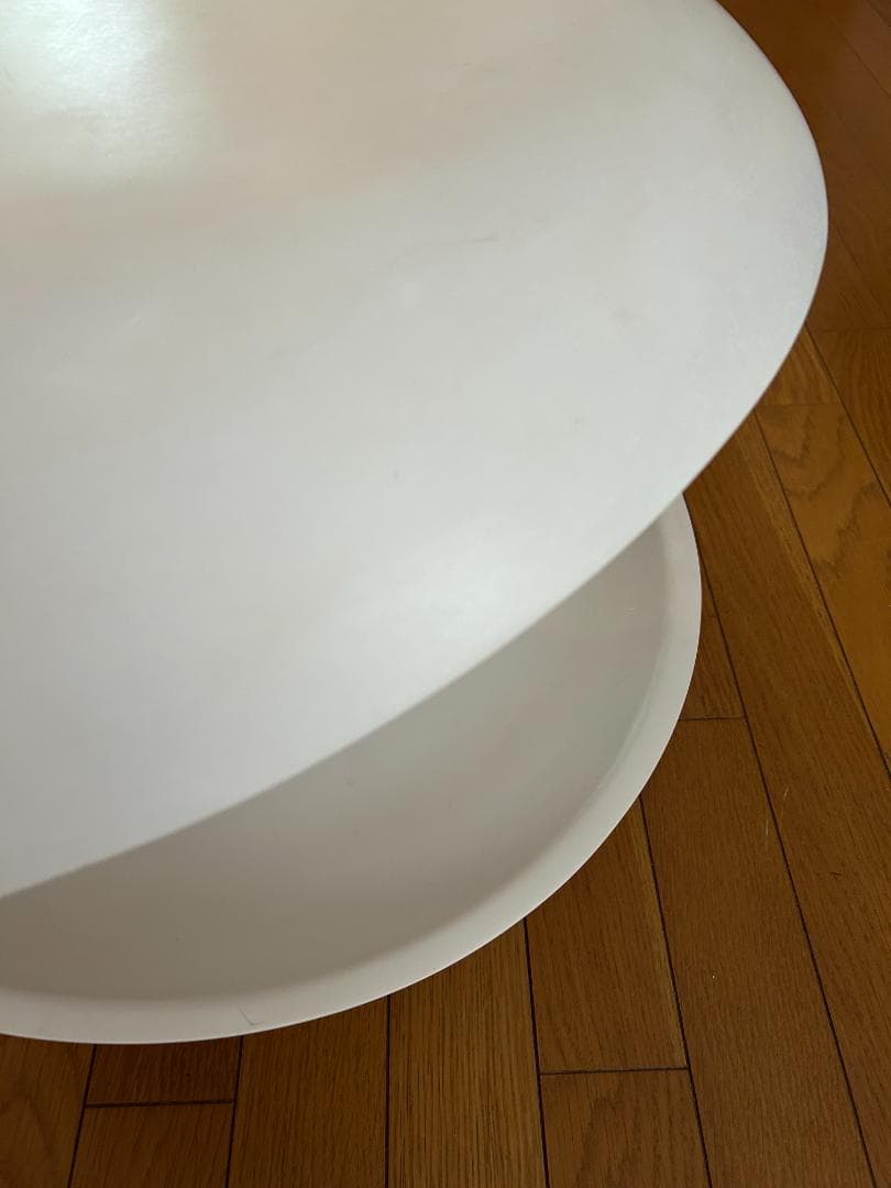 【最終値下げ!】Zanotta ザノッタ　超レア ホワイトシェルサイドテーブル