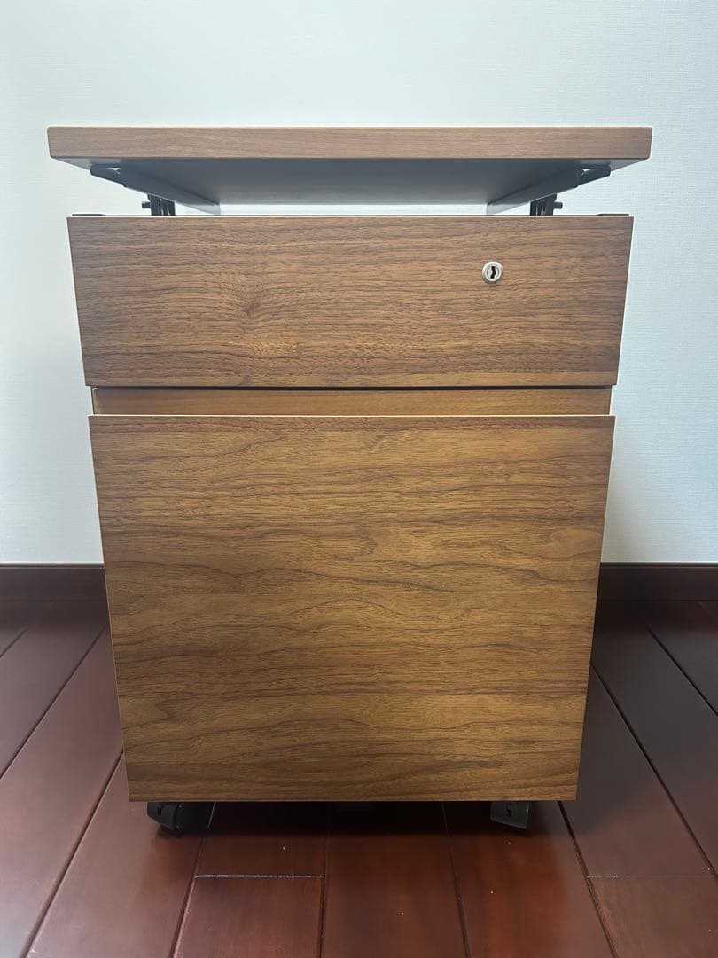 カリモク ユーティリティプラス ボナシェルタ デスクワゴン ウォールナット 8万