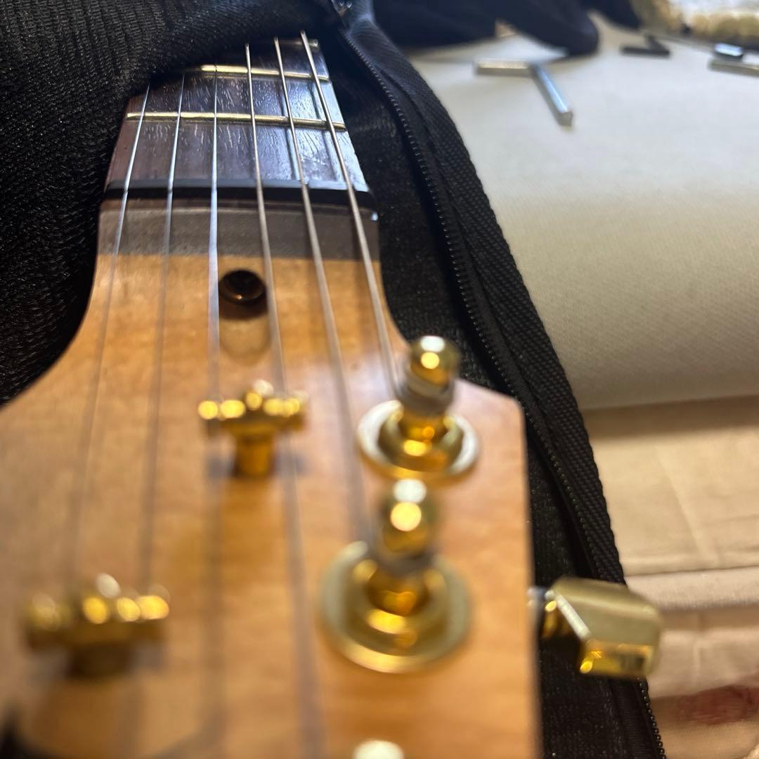 Ibanez GIO ゴールドパーツ仕様 トレモロアーム付 新品弦張替済