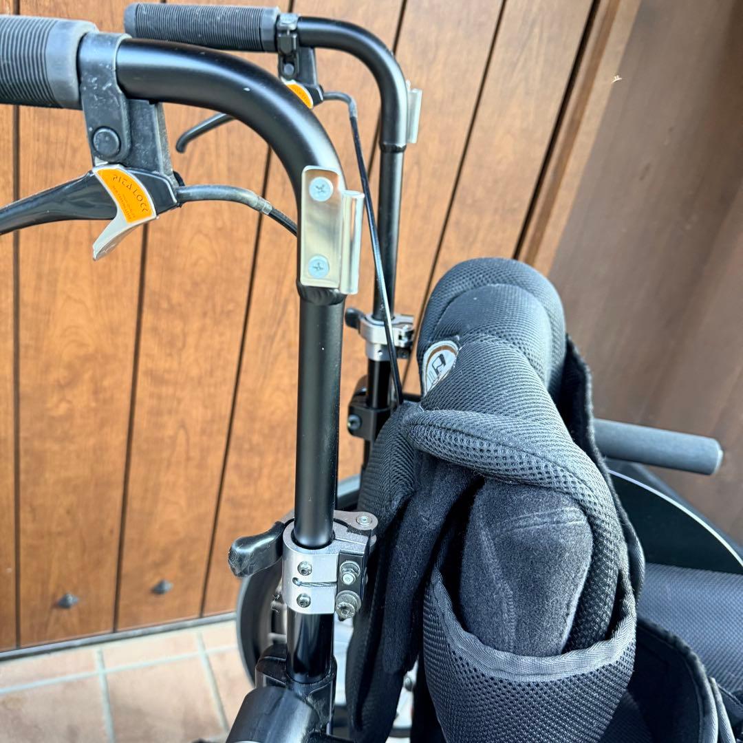 車いす　OX miniNeoジュニア　スクール　赤　チェッカー柄　子供用車椅子