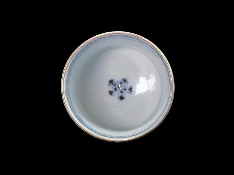 古伊万里 薄瑠璃色 若松の図 のぞき 猪口 C833 AS-CYe - メルカリ