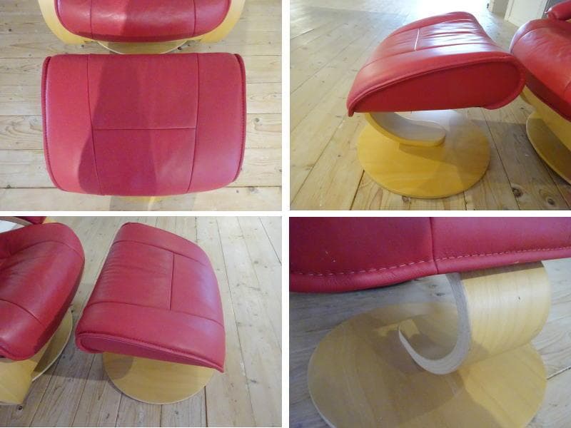 No　シモンズ　フィヨルド　ムスタング　1P　リクライニングチェア　フット