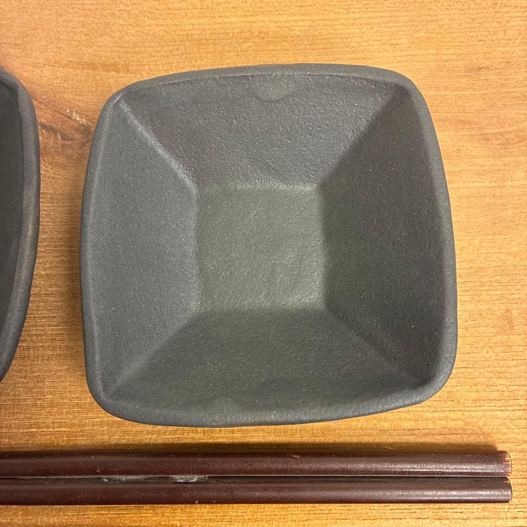 ちゃーさん新品　陶器　陶芸作家　豆皿4個　540