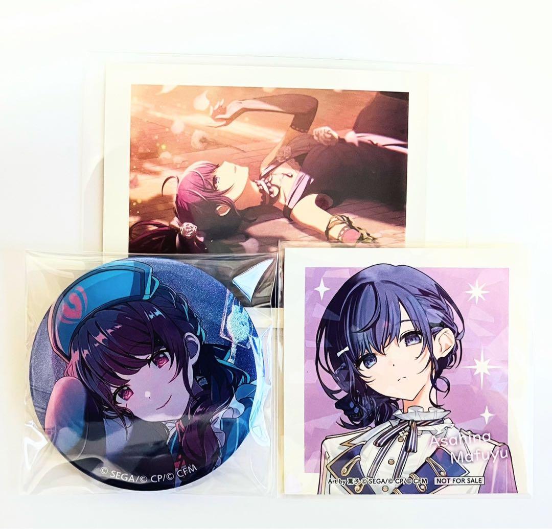 プロセカ 朝比奈まふゆ グリッター缶バッジ48a 感謝祭特典 ぱしゃこれ