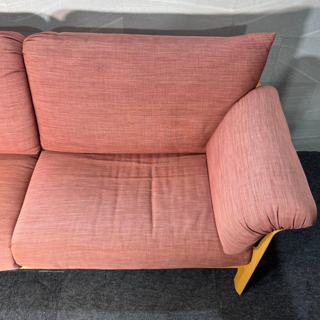 シラカワ ソファ 布張り 3P ラプトおしゃれ 木製フレーム d4606