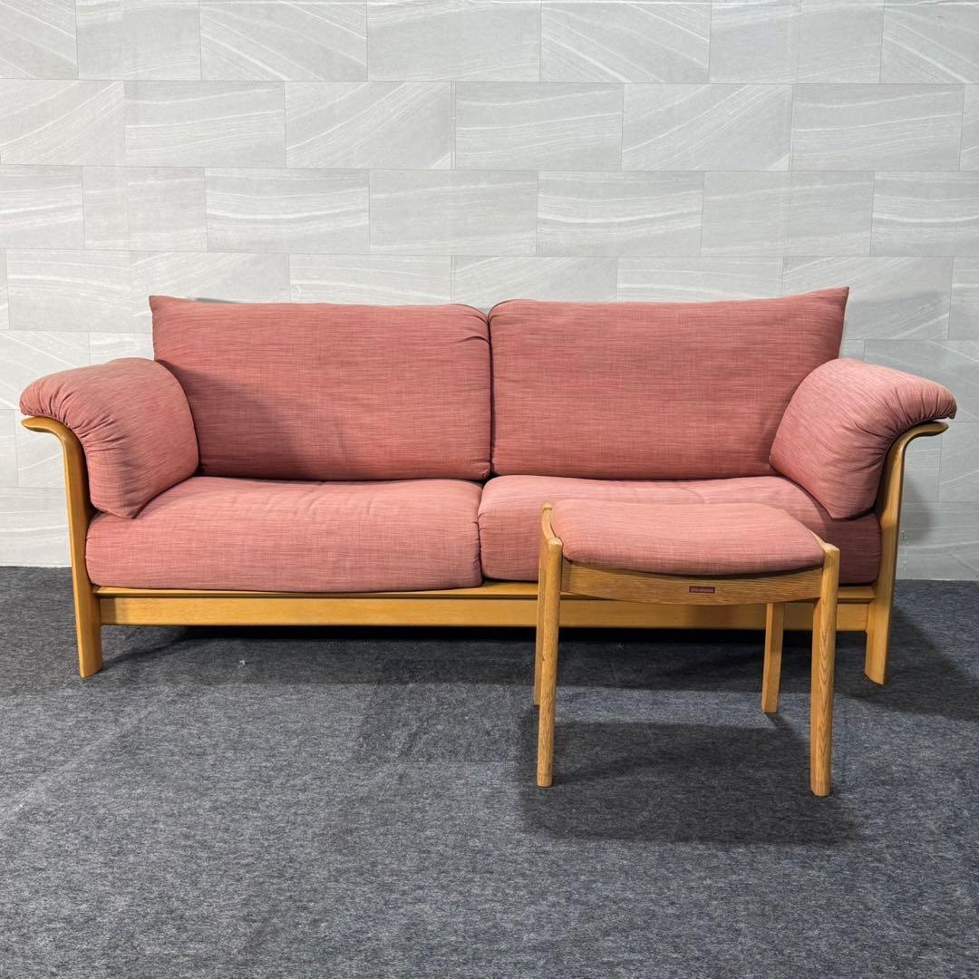 シラカワ ソファ 布張り 3P ラプトおしゃれ 木製フレーム d4606