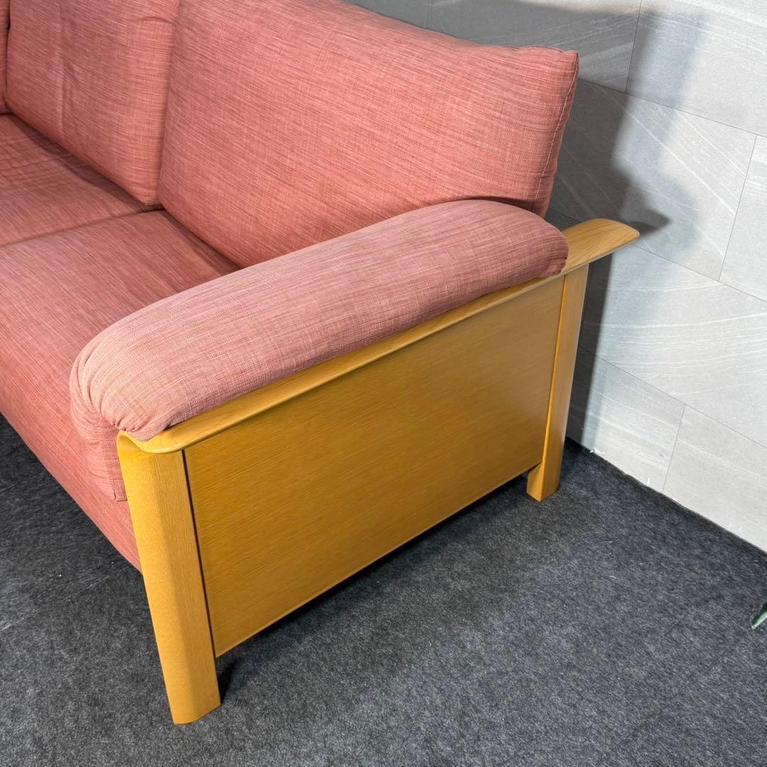 シラカワ ソファ 布張り 3P ラプトおしゃれ 木製フレーム d4606