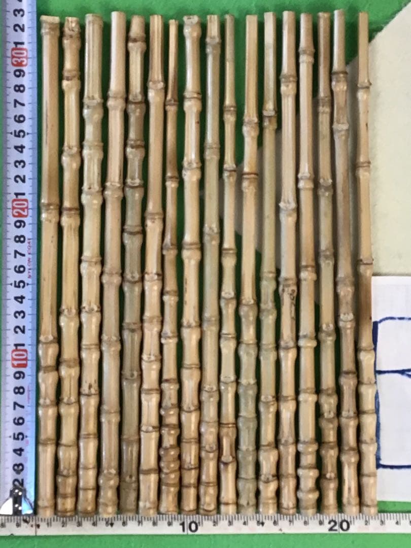 釣り具・その他グリップ用布袋竹「極細・上物・芽取り済み」17本セット