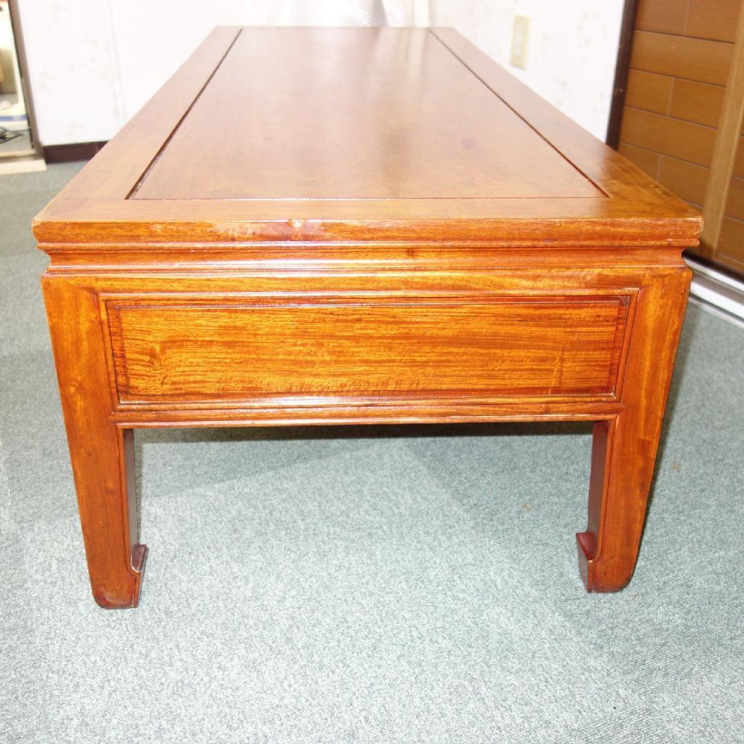 アンティークローテーブル　大型　アンティーク雑貨店舗　什器　展示台　ローテーブル