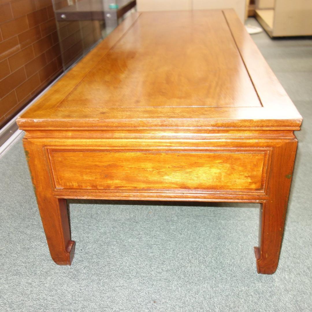 アンティークローテーブル　大型　アンティーク雑貨店舗　什器　展示台　ローテーブル