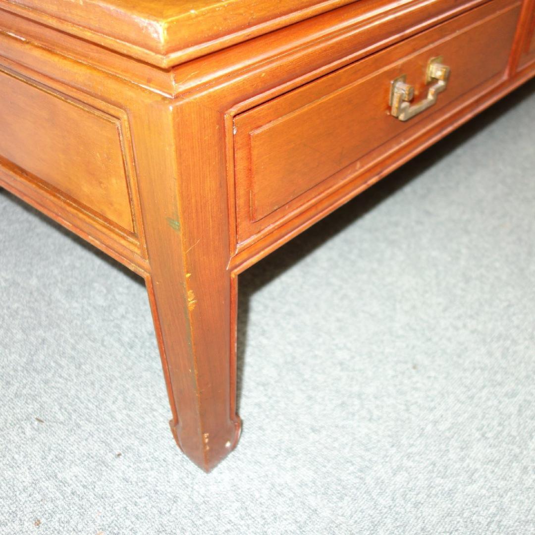 アンティークローテーブル　大型　アンティーク雑貨店舗　什器　展示台　ローテーブル