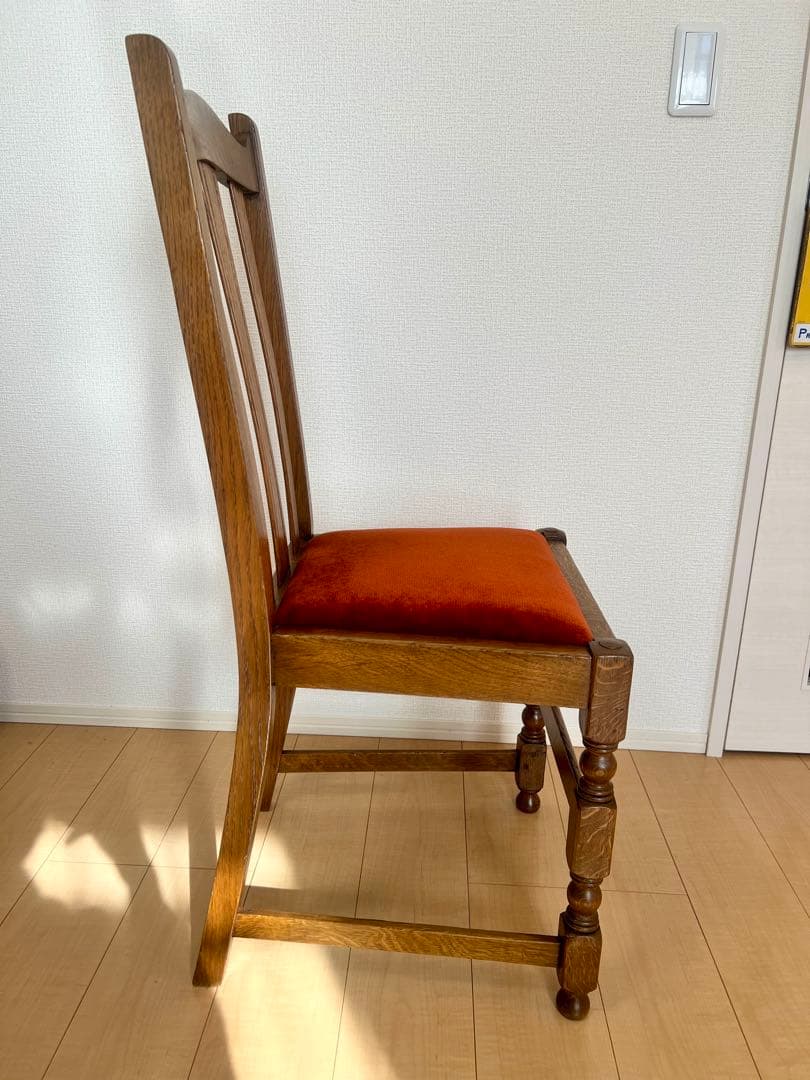 イギリス アンティーク 家具 ダイニング チェア オーク　椅子 英国