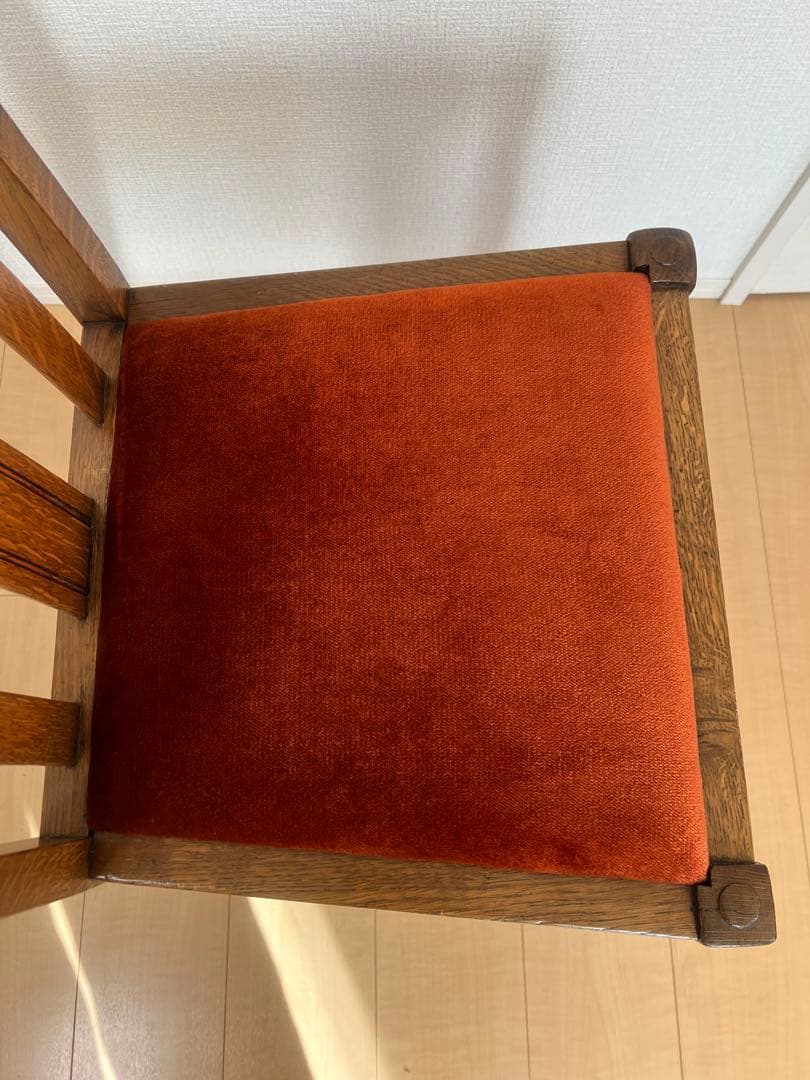 イギリス アンティーク 家具 ダイニング チェア オーク　椅子 英国