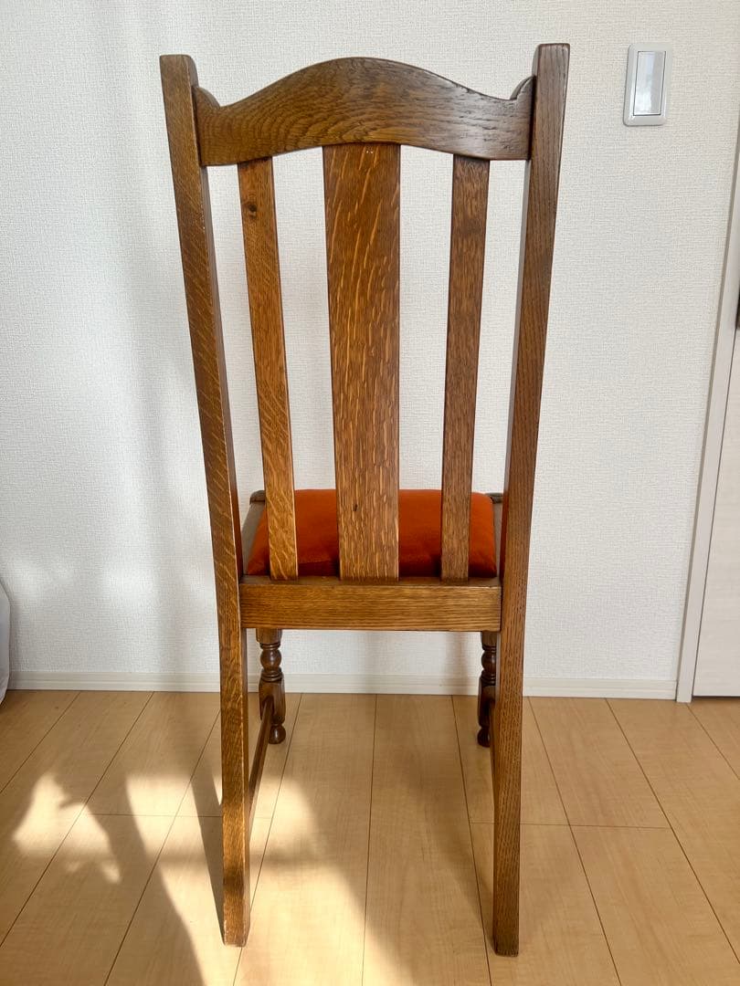 イギリス アンティーク 家具 ダイニング チェア オーク　椅子 英国