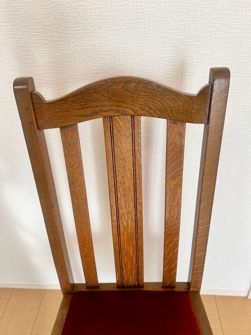 イギリス アンティーク 家具 ダイニング チェア オーク　椅子 英国