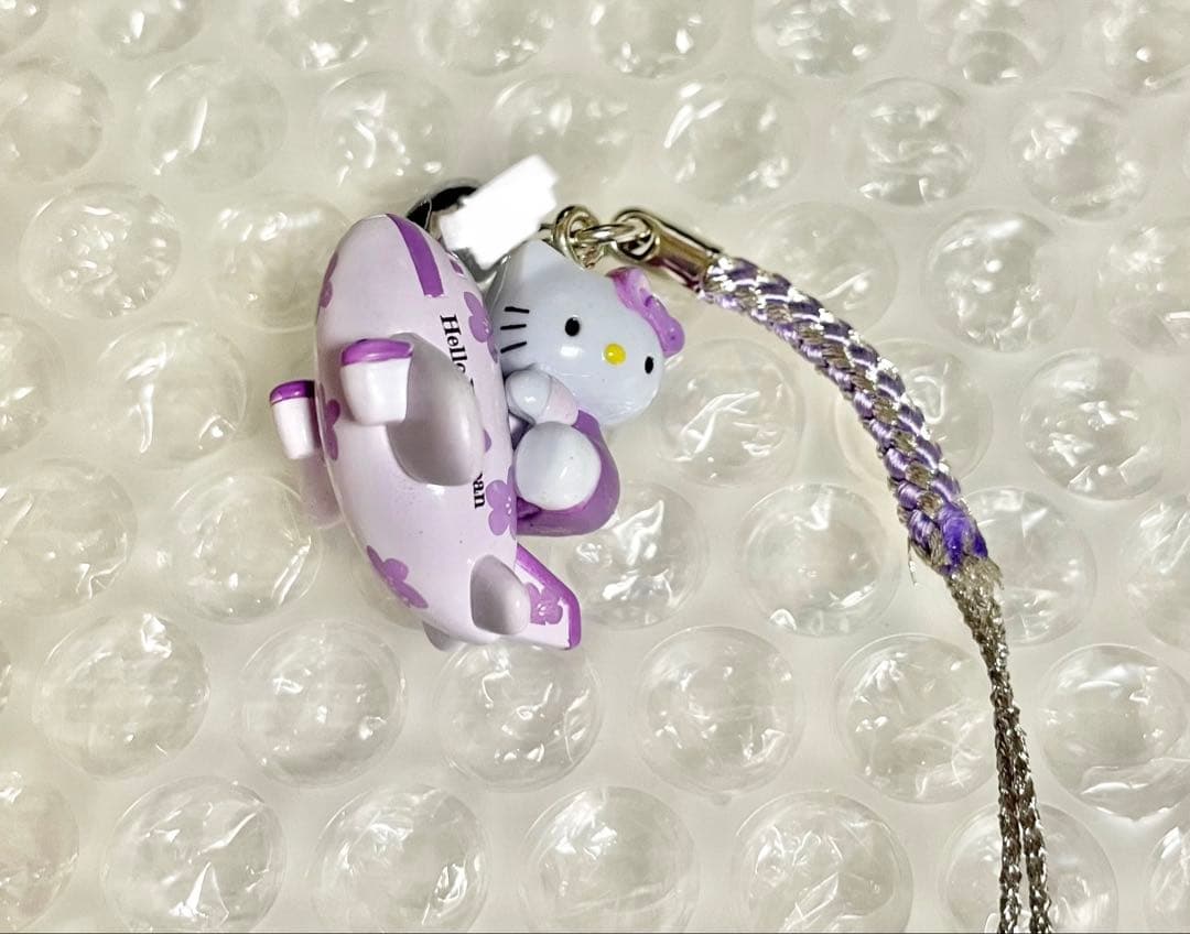 ご当地キティ 北海道限定 ラベンダー キティ根付け 平成レトロ - メルカリ