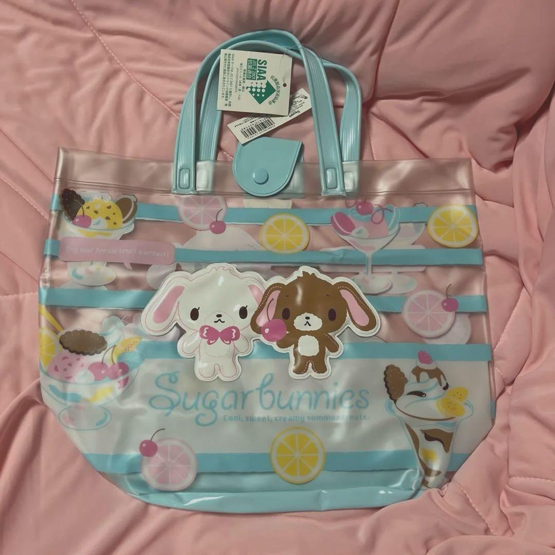 シュガーバニーズ しろうさ くろうさ クリアバッグ - メルカリ