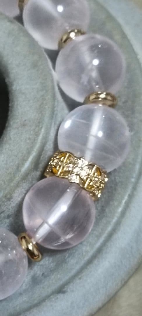 特大サイズのレインボーシラーラブラド蝶々とコロンビア産ピンクレムリアンシード❤❤