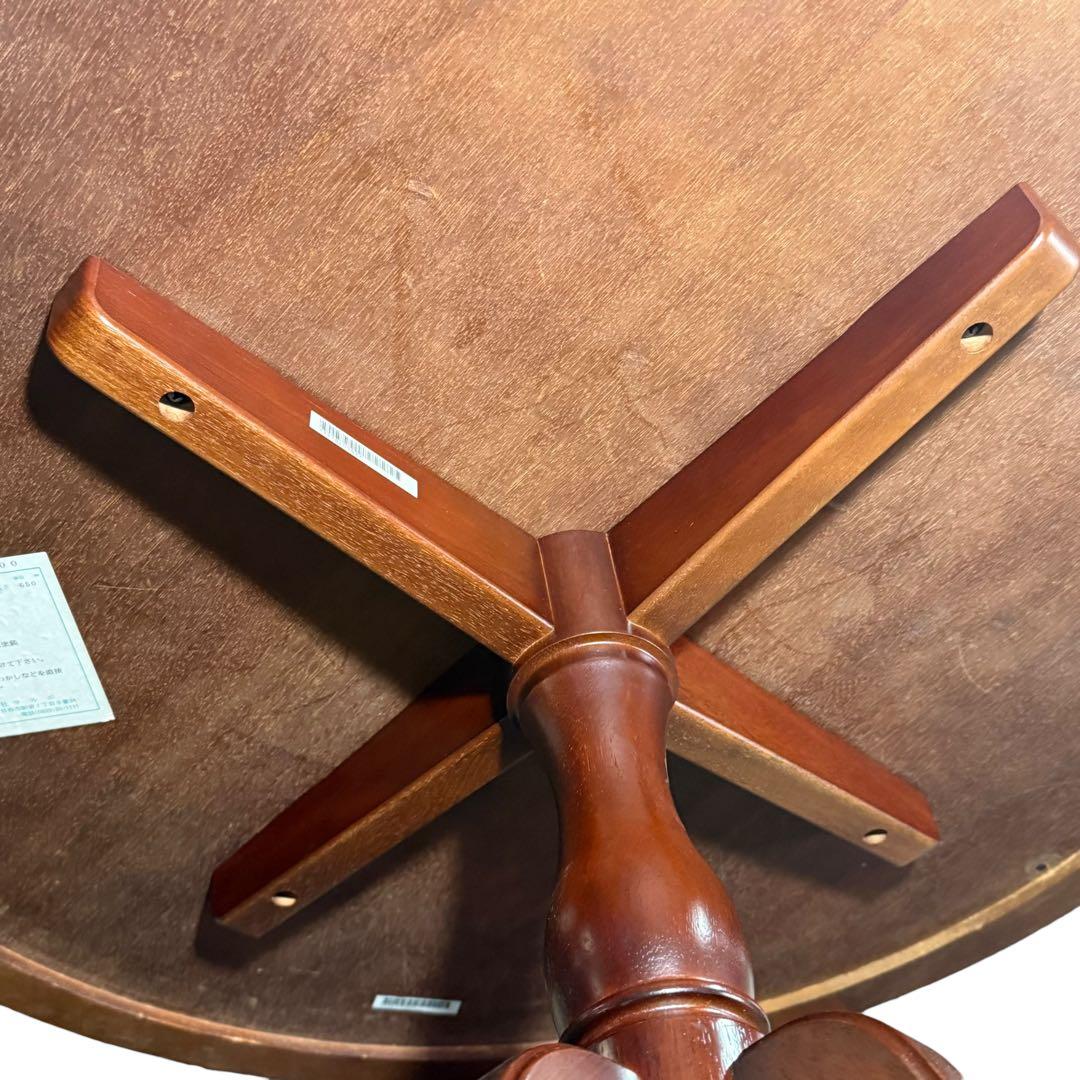 KZ019 【希少】マルニ木工 地中海 ラウンドテーブル コーヒーテーブル