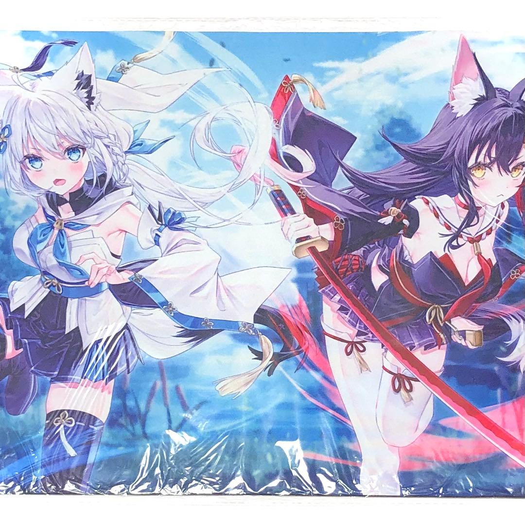 ホロライブ 白上フブキ 大神ミオ 剣舞 プレイマット hololive ll