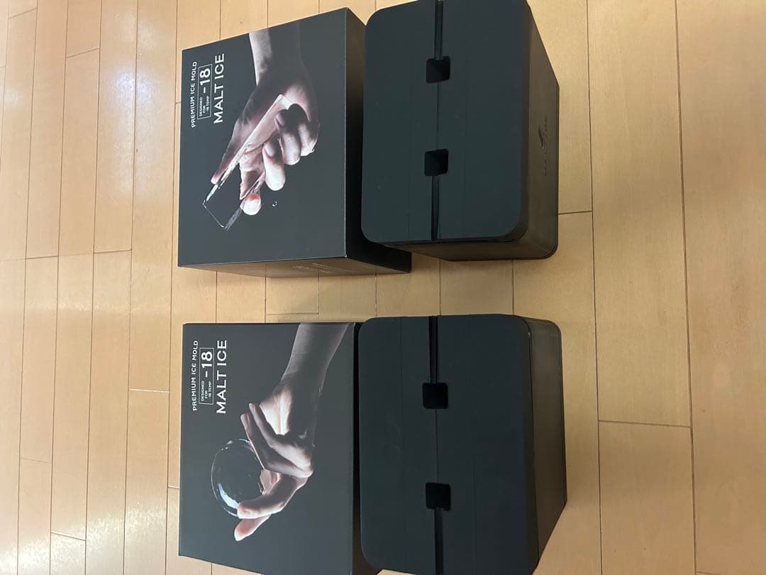 中古品】MALT ICE（モルトアイス）丸氷・角柱氷製氷機 2個セット