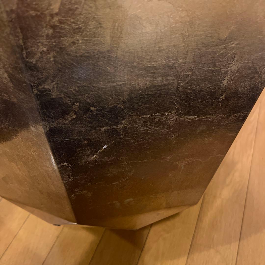 フランフラン ダイヤモンドテーブル 52cm ゴールド サイドテーブル