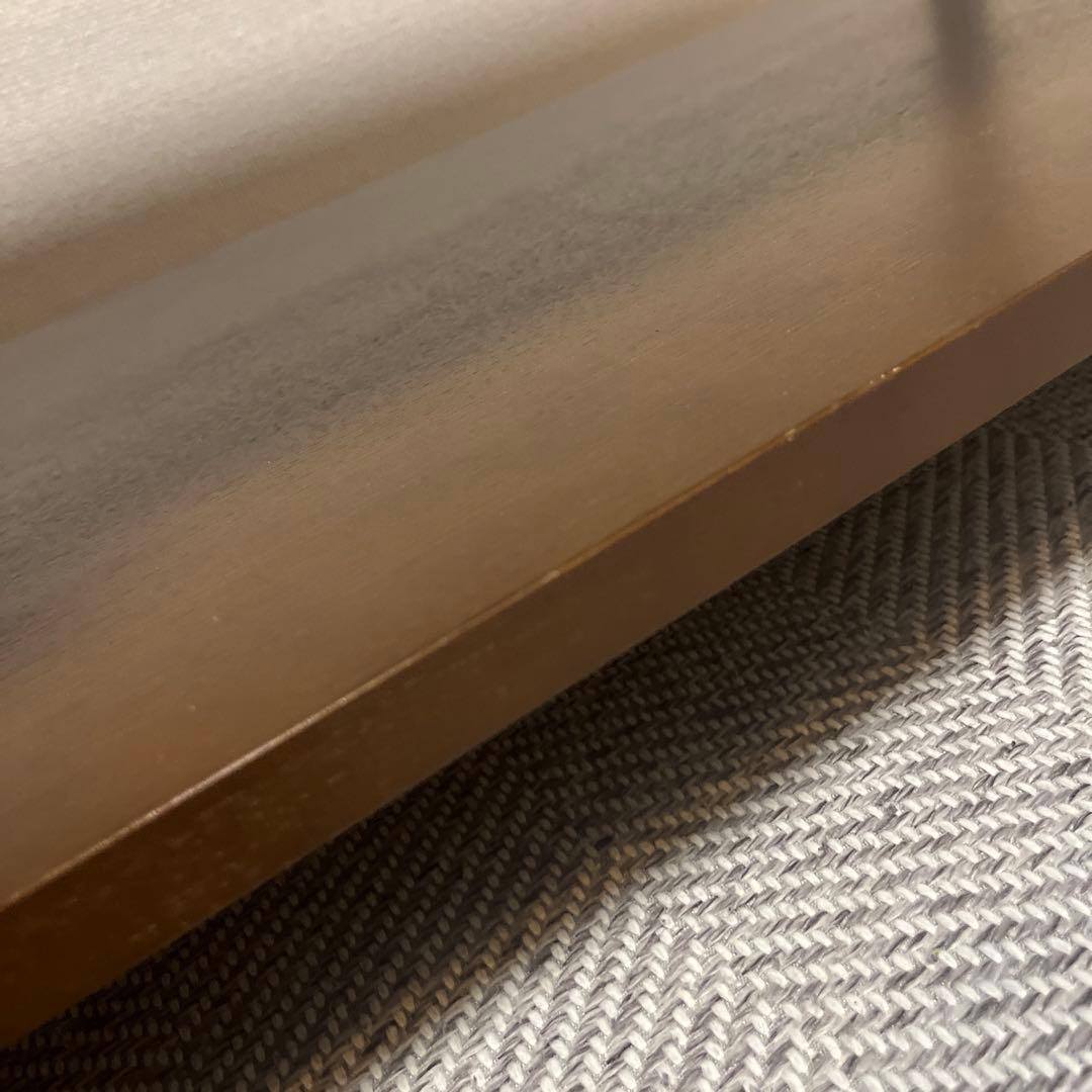 センターテーブル 引き出し付き ブラウン