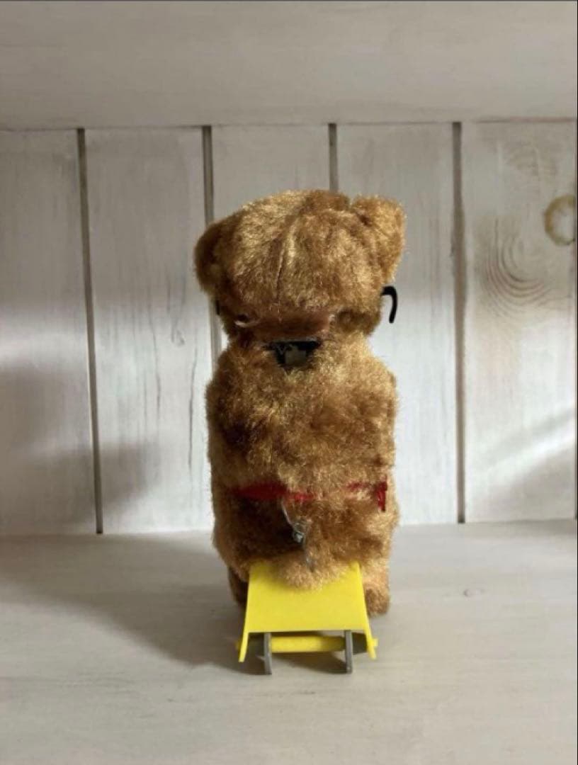 【最終価格】アンティーク ヴィンテージ ドイツ 編み物をするクマさん