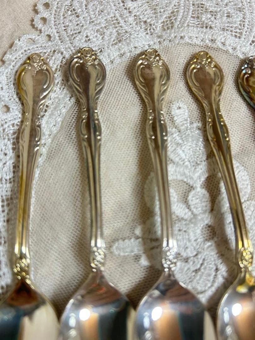 新年セール！ラッキーウッド　ラッキーシルバー　スプーン 6本セット カトラリー